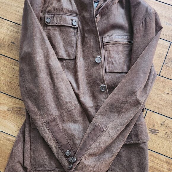 DANIER men's Suede Jacket - Picture 4 of 5